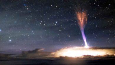 Photo of Sprites and Jets Red Sprites และ Blue Jets แสดงบนท้องฟ้าของ Mauna Kea บนหมู่เกาะฮาวาย |  Red Sprites และ Blue Jets: สีของท้องฟ้าเปลี่ยนไปอย่างกะทันหันในประเทศซึ่งมีให้เห็นภาพทางดาราศาสตร์ที่หายากนี้