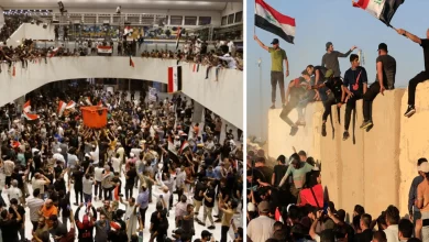 Photo of สถานการณ์ในอิรักมีความสำคัญ ผู้ประท้วงภายในรัฐสภาในกรุงแบกแดด  สร้างความตื่นตระหนก