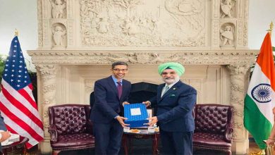 Photo of Google CEO Sundar Pichai เยี่ยมชมสถานทูตอินเดียในกรุงวอชิงตันเป็นครั้งแรกกล่าวว่าเรื่องใหญ่นี้ |  Google CEO: Sundar Pichai ไปเยี่ยมสถานเอกอัครราชทูตอินเดียในกรุงวอชิงตันเป็นครั้งแรกกล่าวว่าเรื่องใหญ่นี้